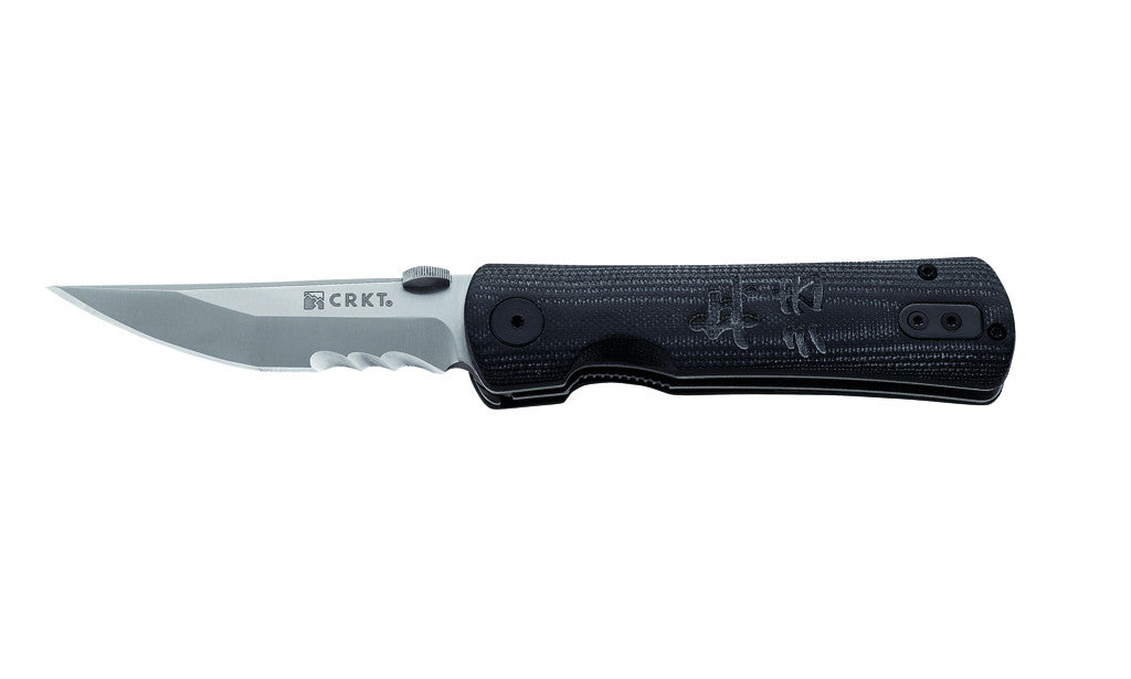 Heiho Folding Tactical Knife with Veff Serrations – System